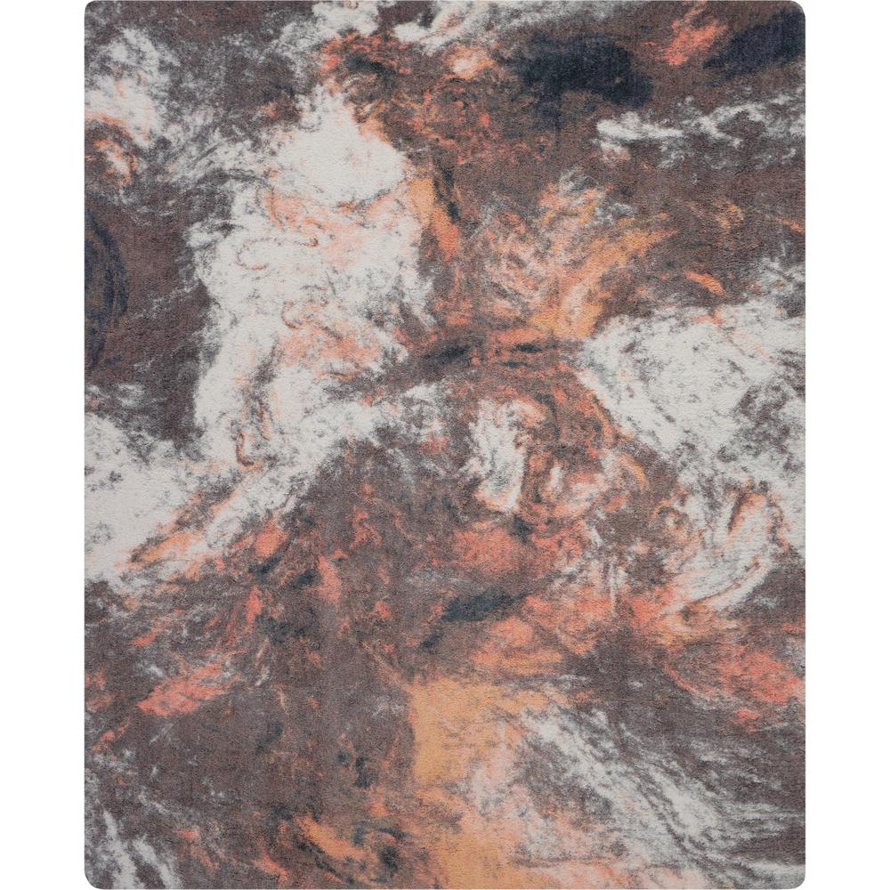 Abstract Shag Area Rug, Multicolor, 7'6" x 9'6". Picture 1