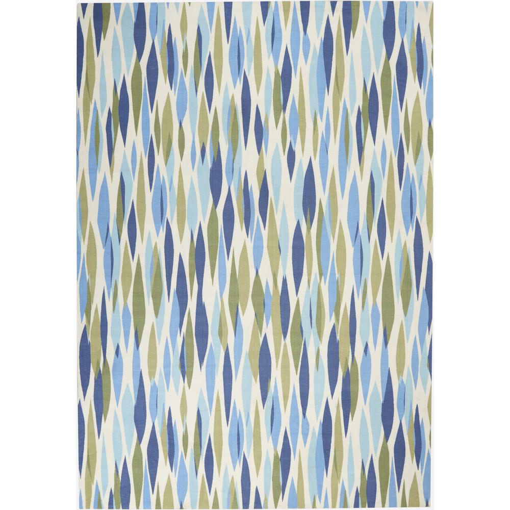 Sun N Shade Area Rug, Seaglass, 10' x 13'. Picture 1