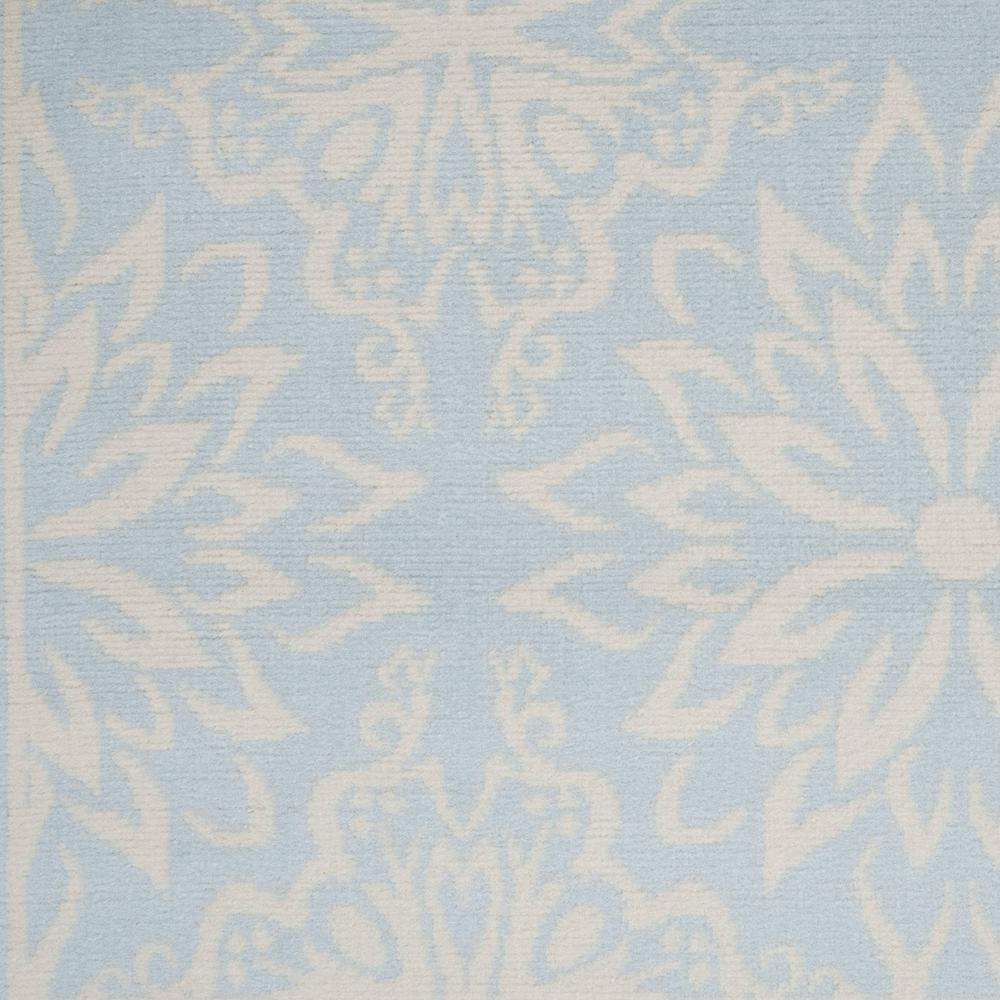Jubilant Area Rug, Ivory/Light Blue, 5'3" x 7'3". Picture 6