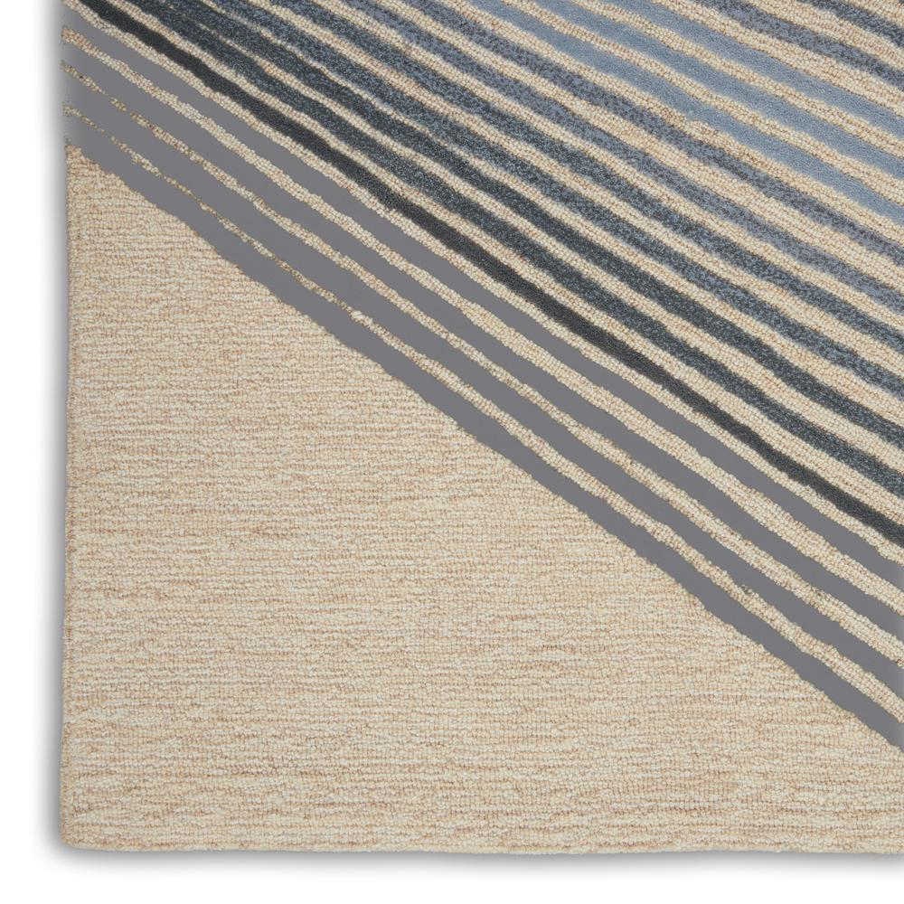 Symmetry Area Rug, Ivory/Grey, 5'3" X 7'9". Picture 7
