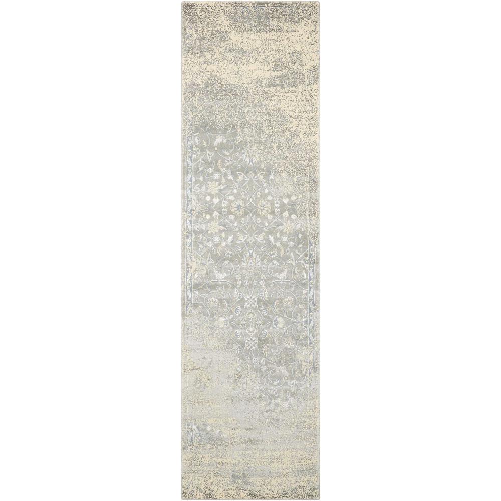 Luminance Area Rug, Silver, 2'3" x 8'. Picture 1