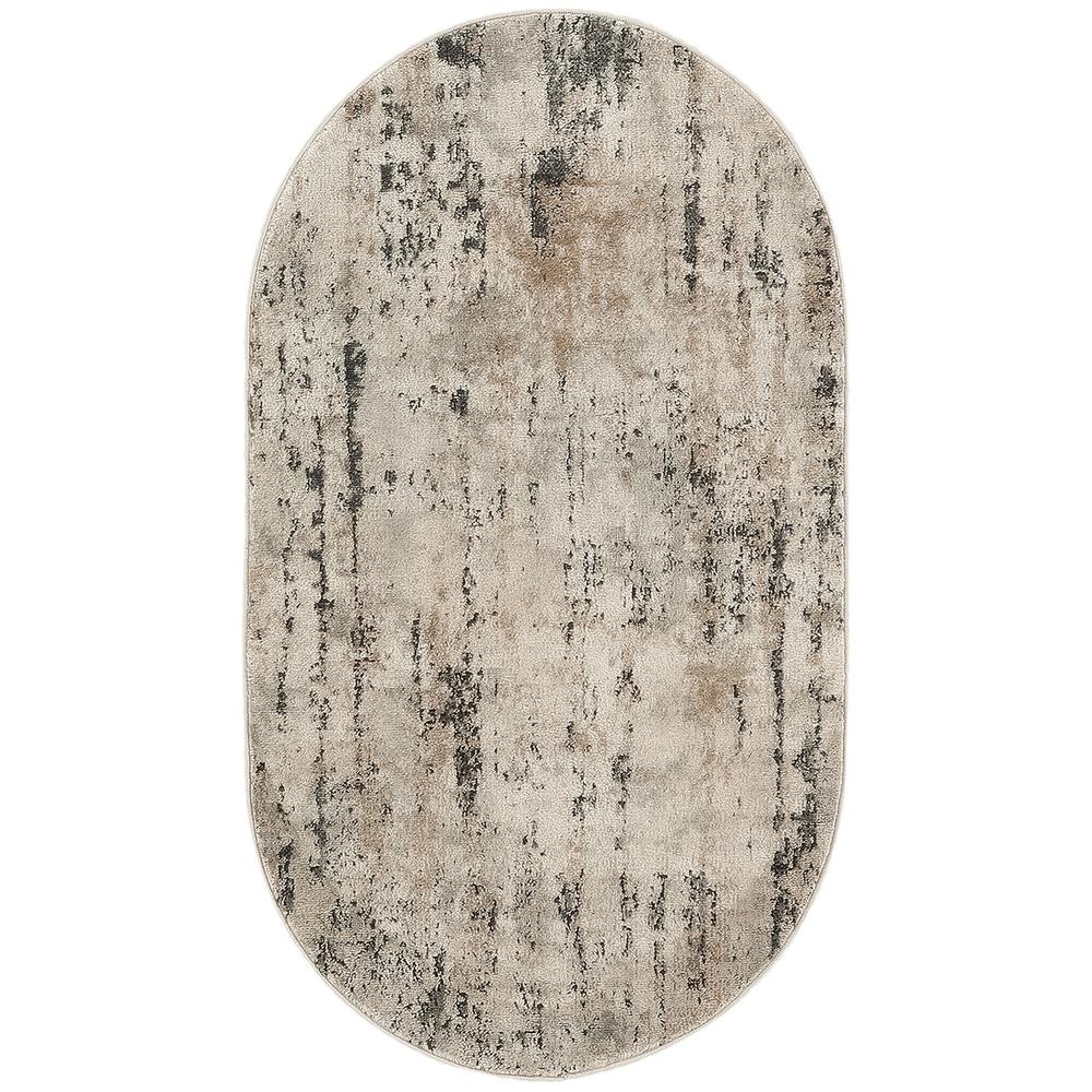 Modern Oval Area Rug, 3' x 5' Oval. Picture 1