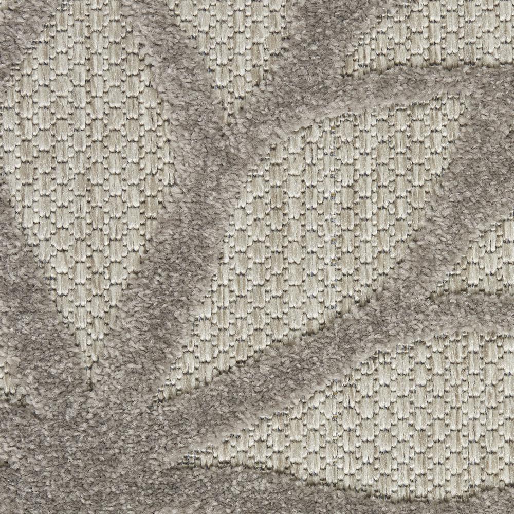ALH05 Aloha Silver Grey Area Rug- 4' x round. Picture 6