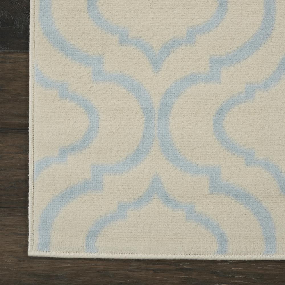Jubilant Area Rug, Ivory/Blue, 2'3" x 7'3". Picture 2