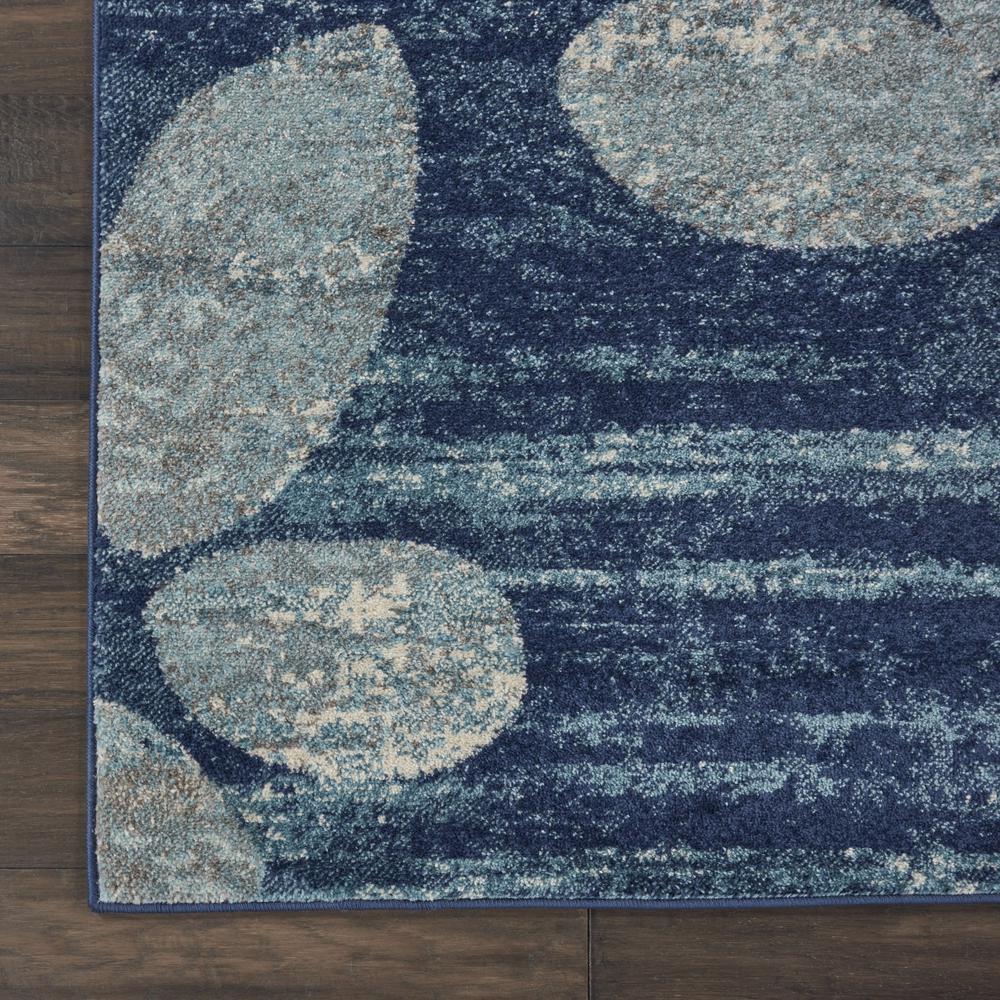 Tranquil Area Rug, Navy/Light Blue, 2'3" X 7'3". Picture 4