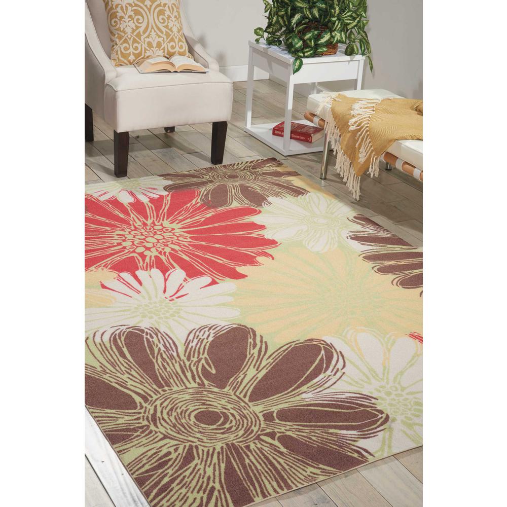 Home & Garden Area Rug, Green, 10' x 13'. Picture 2