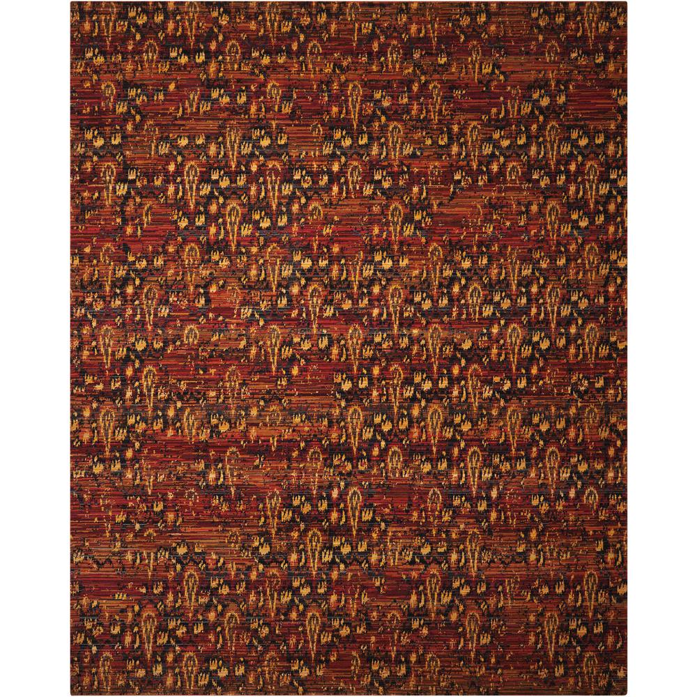 Rhapsody Area Rug, Flame, 9'9" x 13'. Picture 1