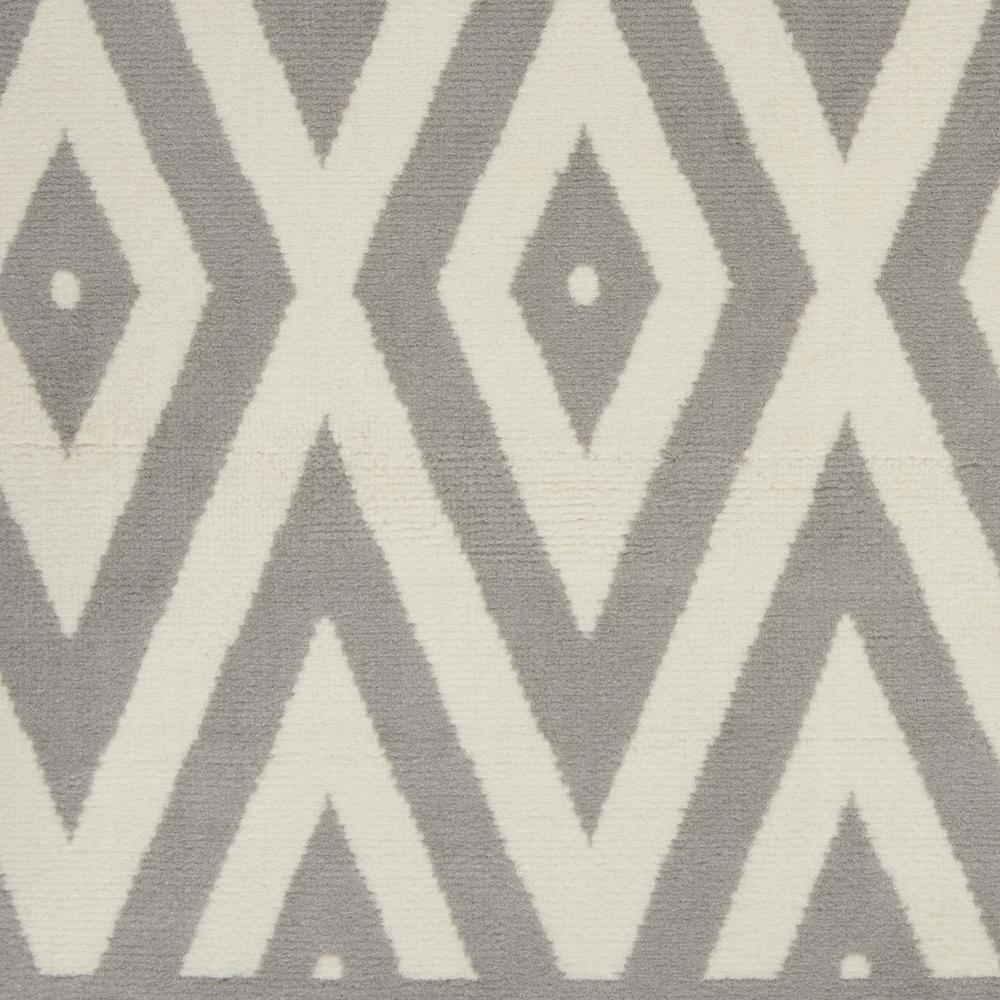 Grafix Area Rug, White/Grey, 2'3" x 7'6". Picture 6