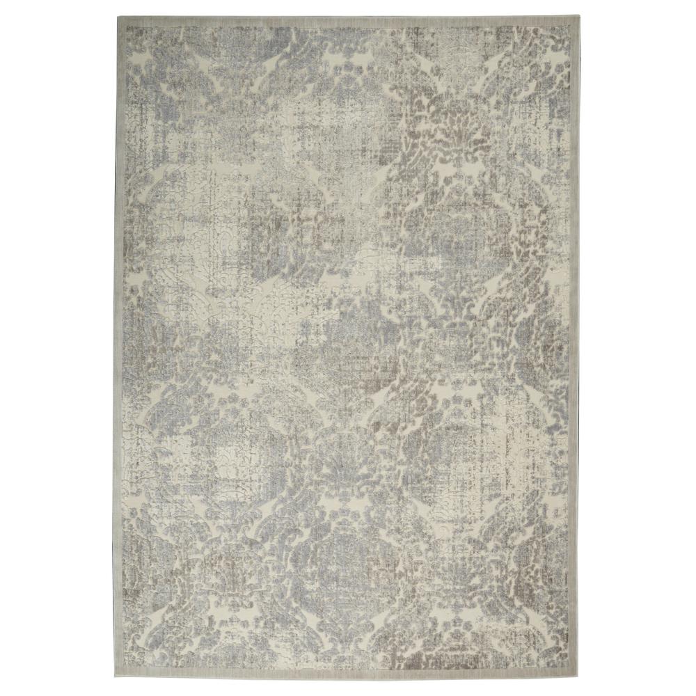 Graphic Illusions Area Rug, Ivory, 6'7" x 9'6". Picture 1