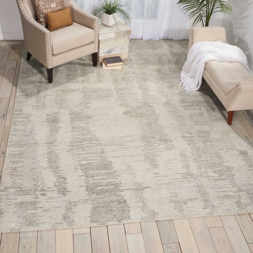 Ellora Area Rug, Ivory/Grey, 8'6" x 11'6". Picture 2