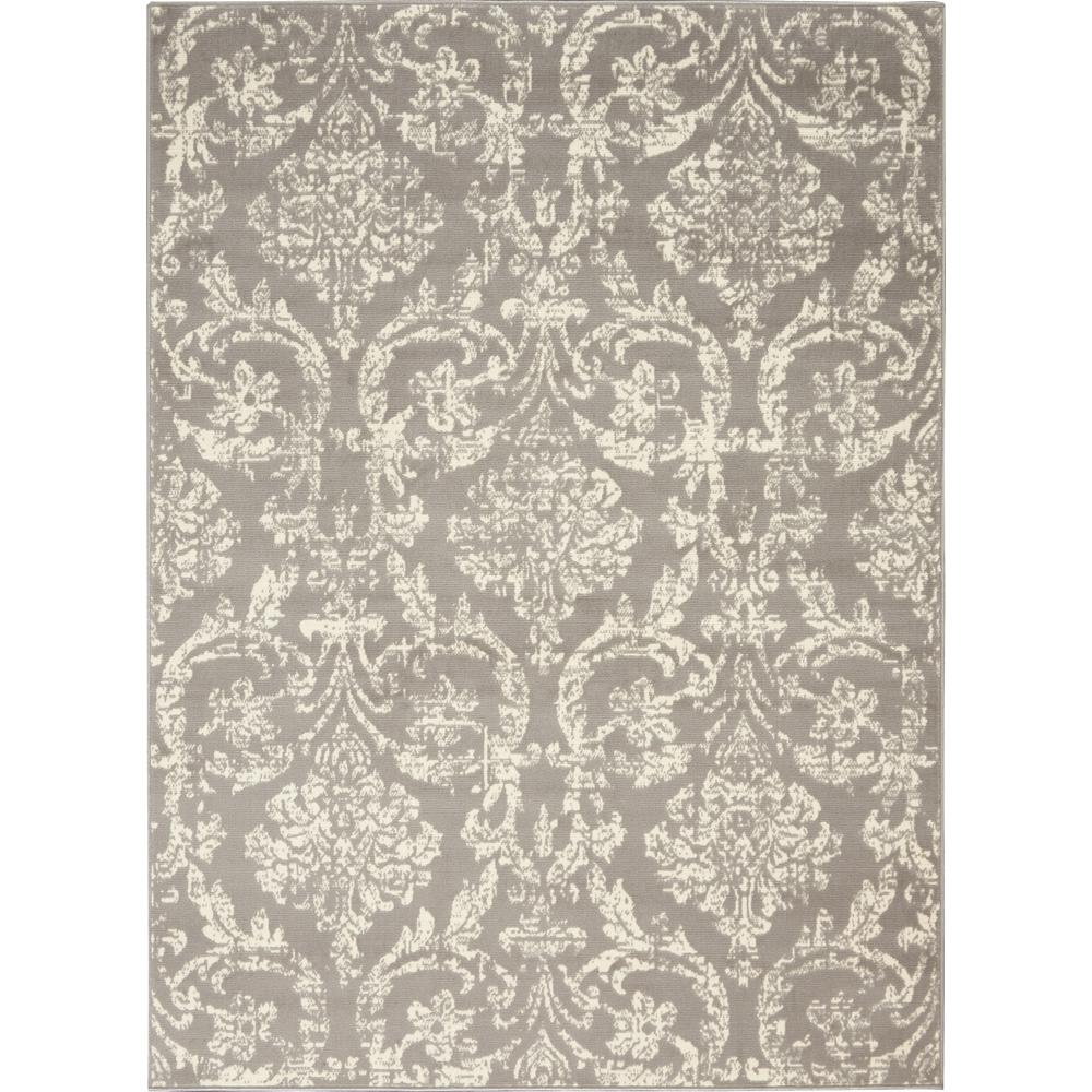 Jubilant Area Rug, Grey, 5'3" x 7'3". Picture 1