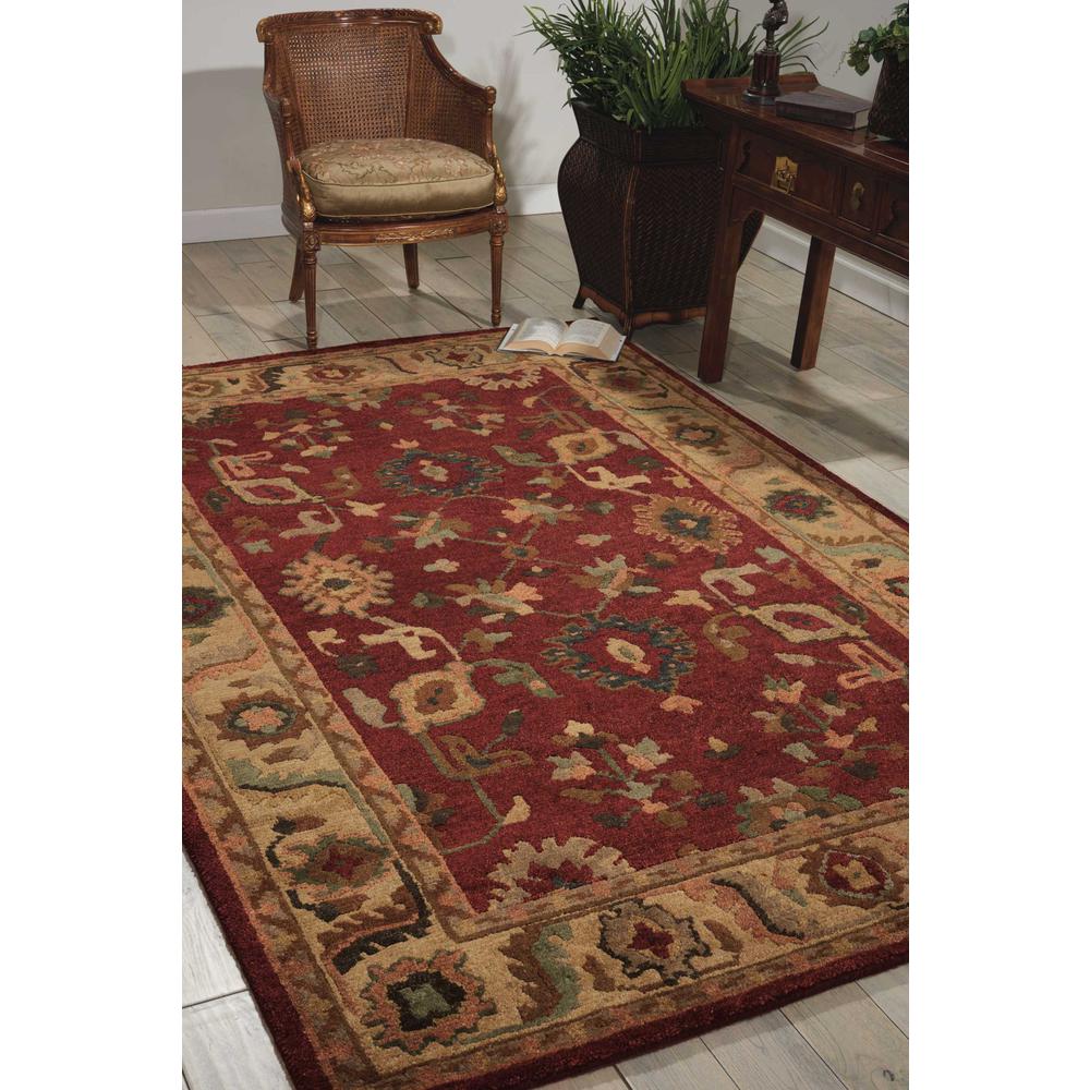 Tahoe Area Rug, Red, 3'9" x 5'9". Picture 2