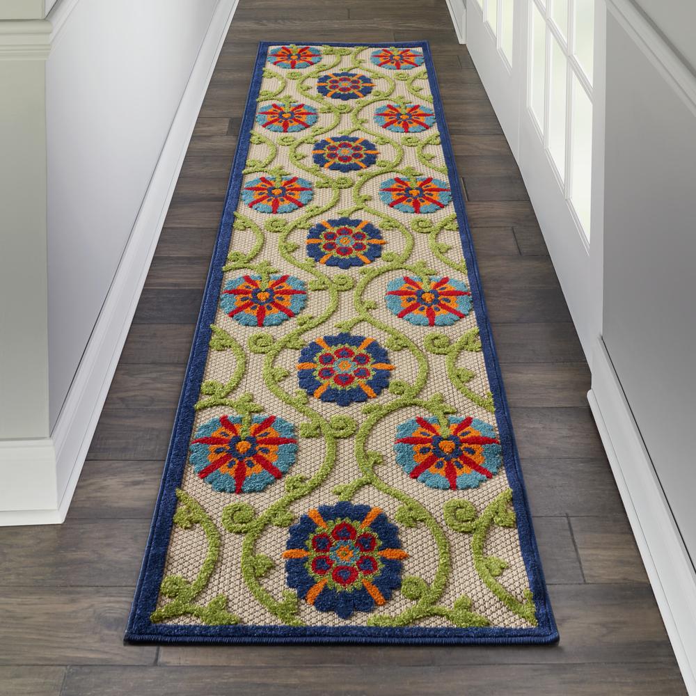 Contemporary Runner Area Rug, 12' Runner. Picture 2