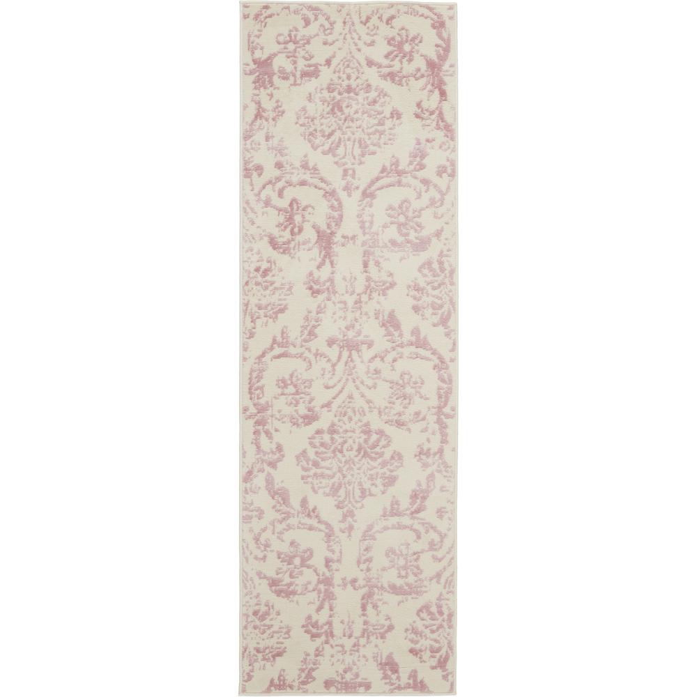 Jubilant Area Rug, Ivory/Pink, 2'3" x 7'3". Picture 1