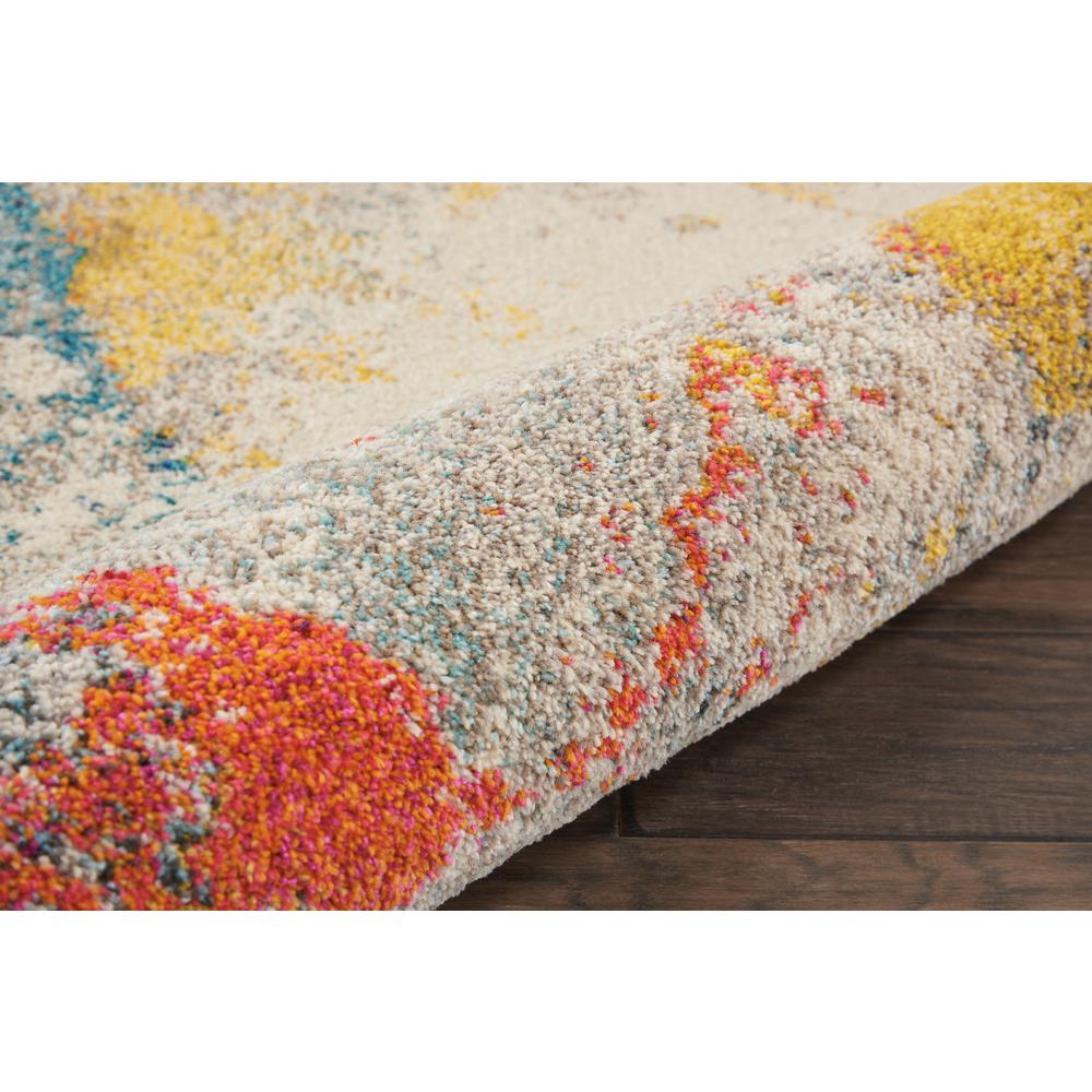 Celestial Area Rug, Ivory/Multicolor, 5'3" x 7'3". Picture 3