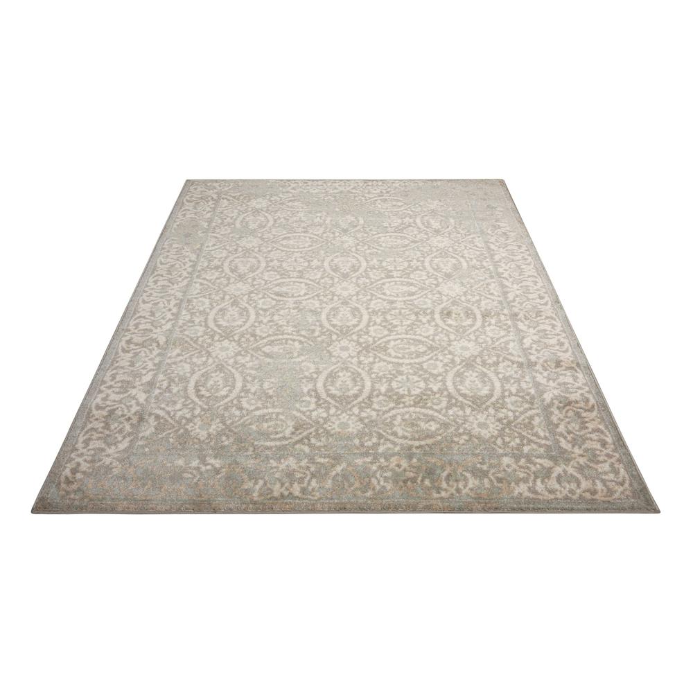 Euphoria Area Rug, Grey, 5'3" x ROUND. Picture 3