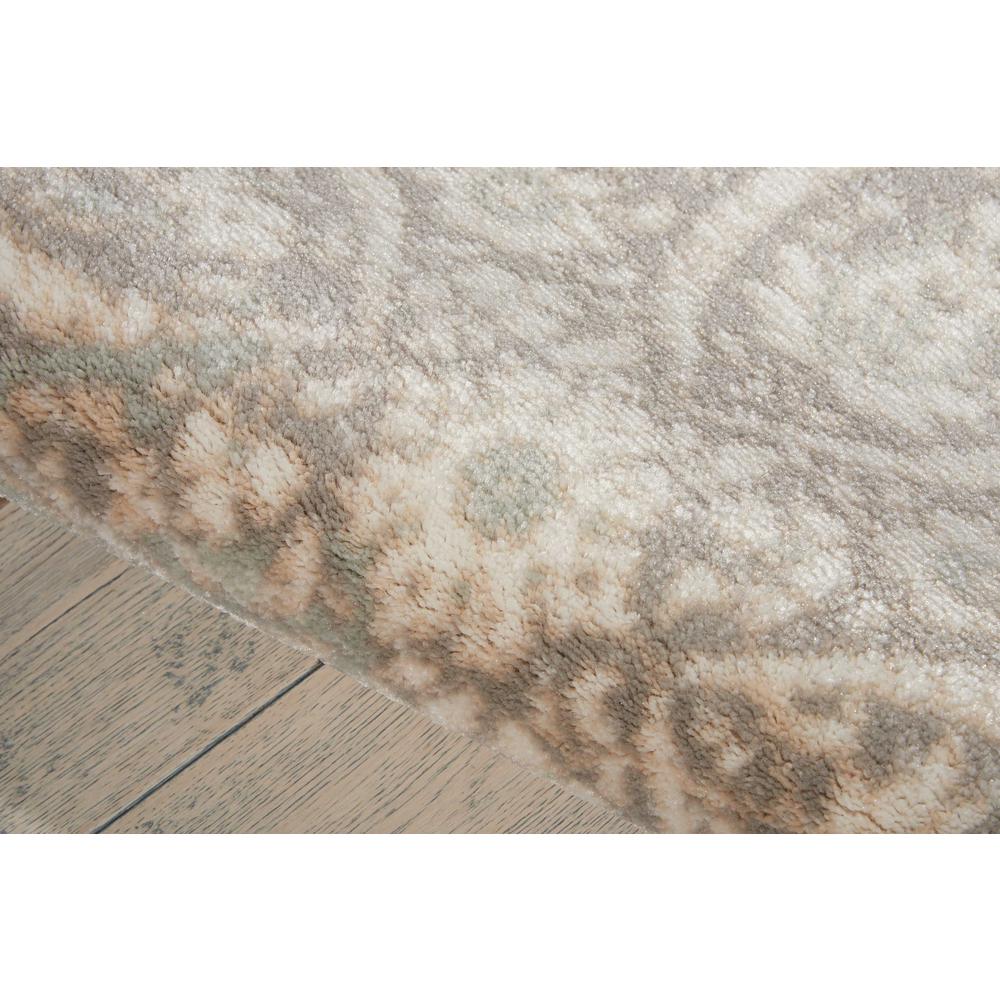 Euphoria Area Rug, Grey, 5'3" x ROUND. Picture 6