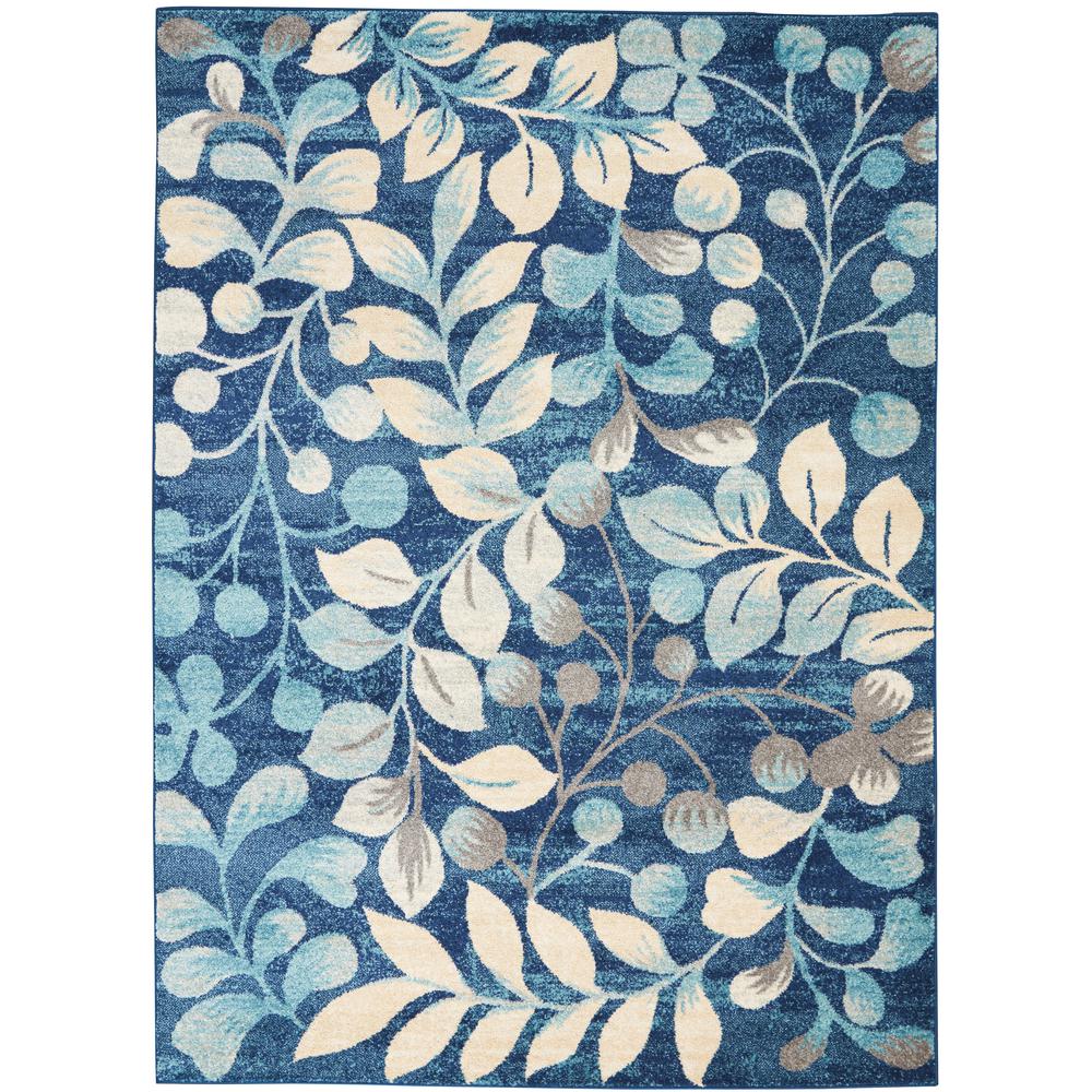 Tranquil Area Rug, Navy, 5'3" X 7'3". Picture 1