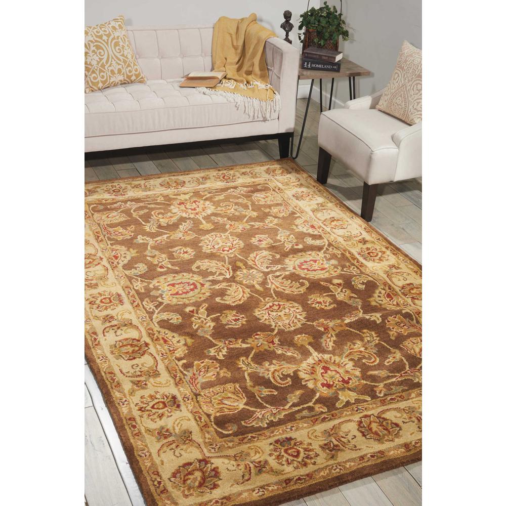 Jaipur Area Rug, Brown, 2'4" x 8'. Picture 2