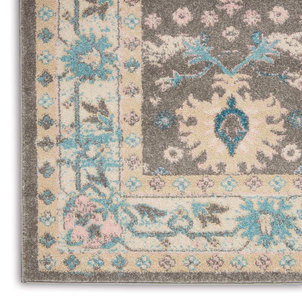 Tranquil Area Rug, Grey/Pink, 6' X 9'. Picture 5
