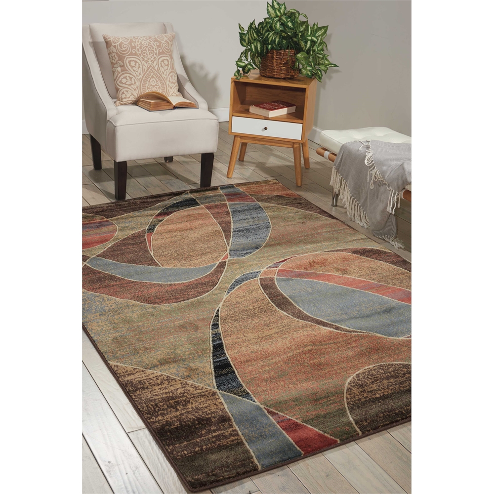 Expressions Area Rug, Multicolor, 5'3" x 7'5". Picture 6
