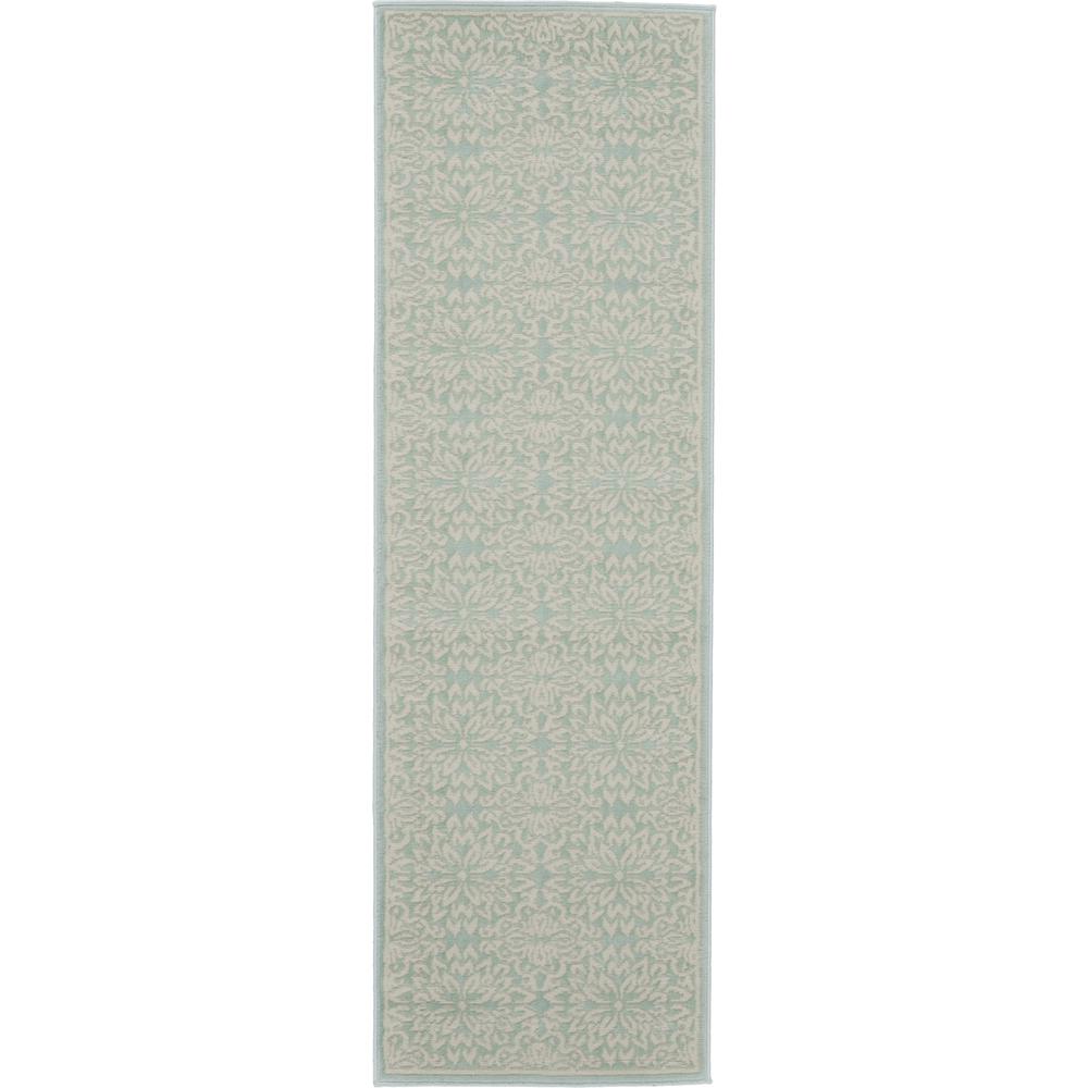 Jubilant Area Rug, Ivory/Green, 2'3" x 7'3". Picture 1