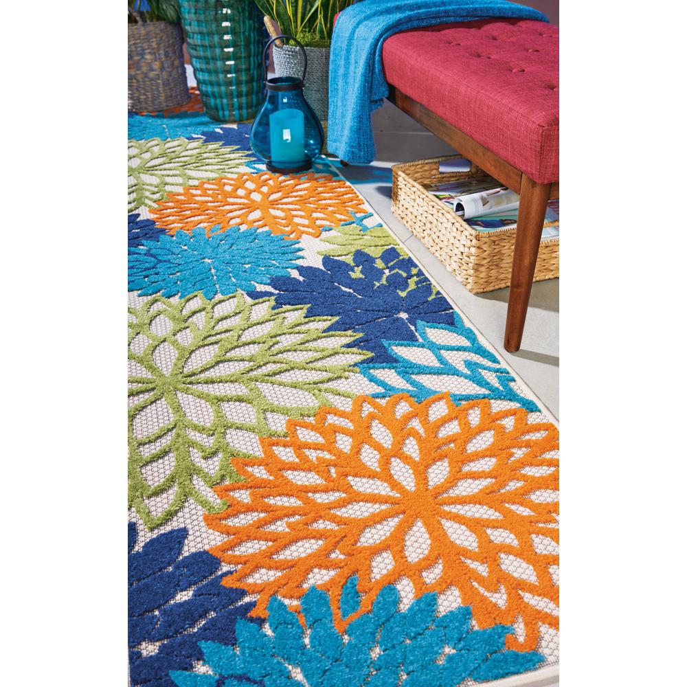 Tropical Runner Area Rug, 10' Runner. Picture 10