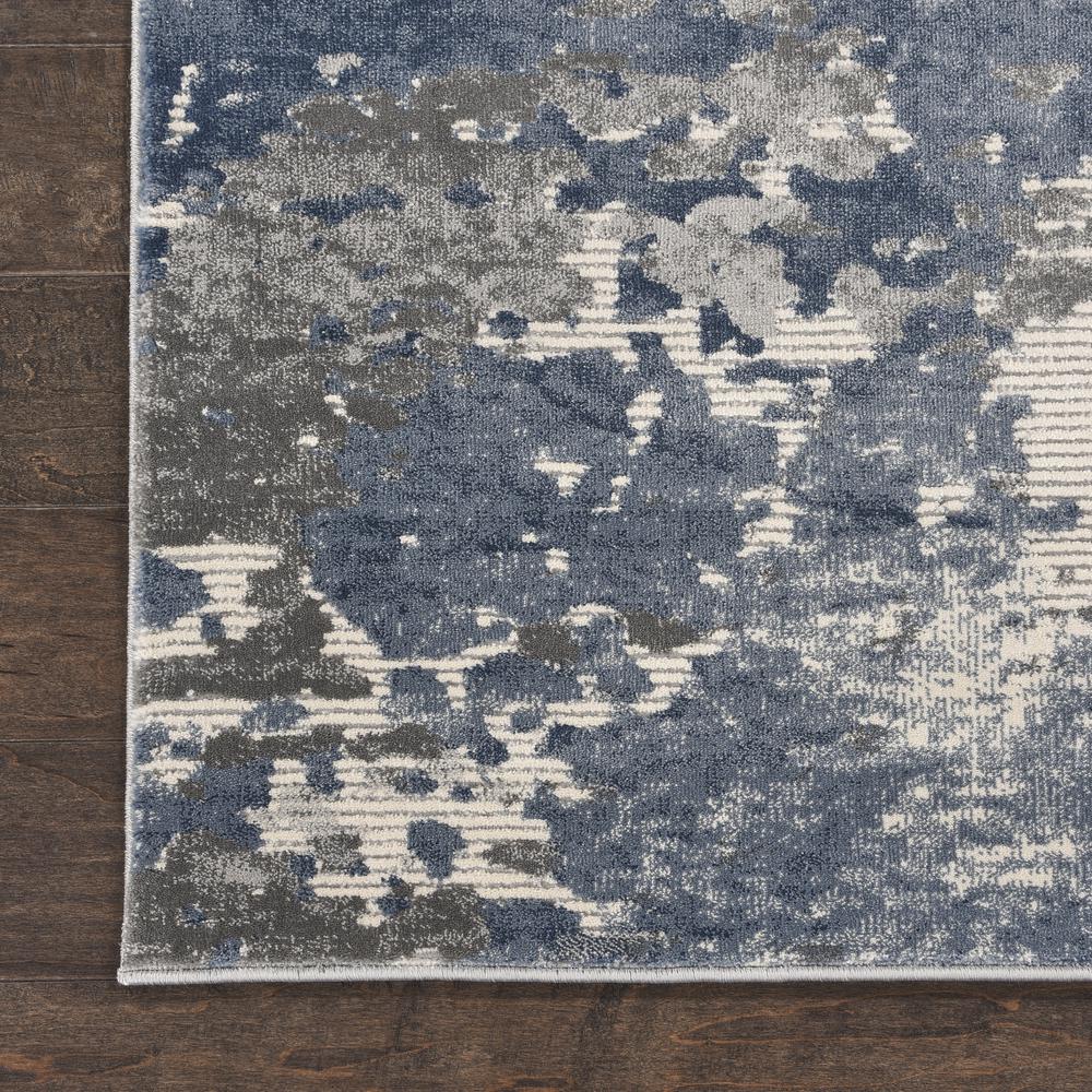 Rustic Textures Area Rug, Grey/Blue, 7'10" X 10'6". Picture 2