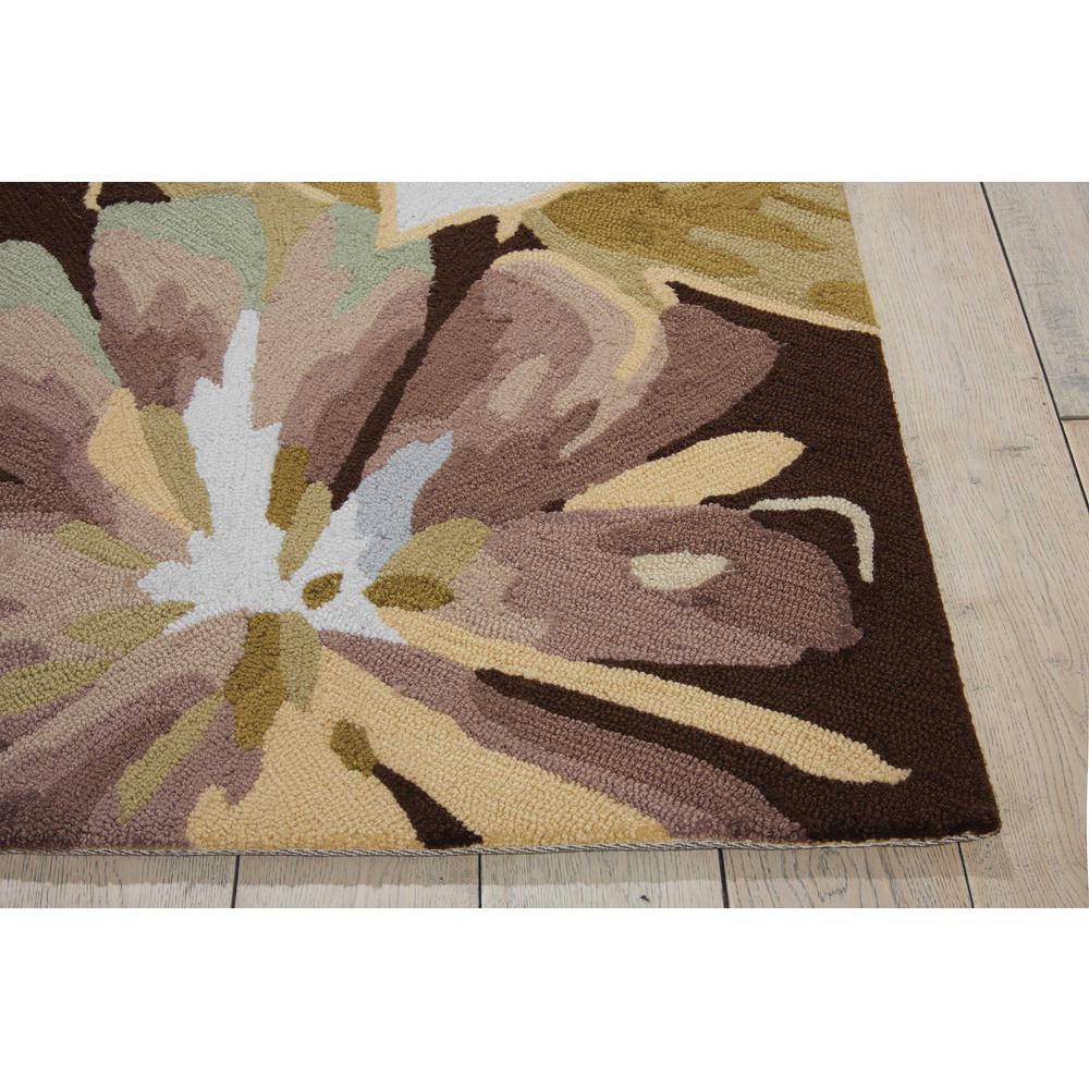 Fantasy Area Rug, Chocolate, 2'6" x 4'. Picture 5