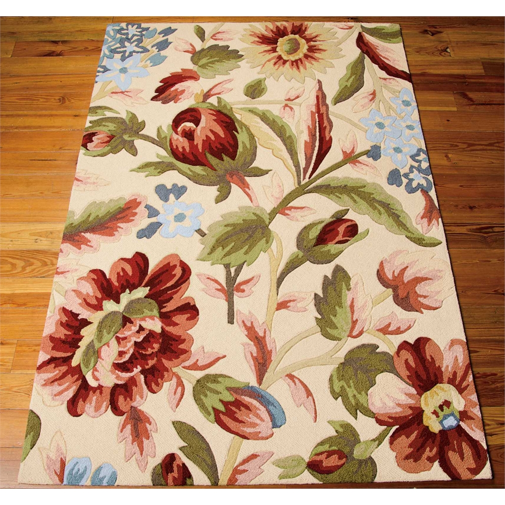 Fantasy Area Rug, Ivory, 5' x 7'6". Picture 3
