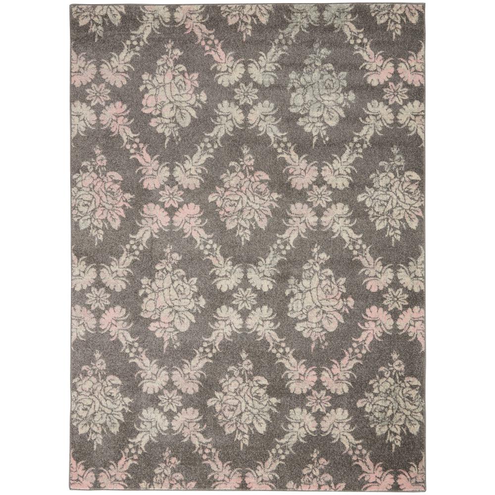 Tranquil Area Rug, Grey/Pink, 5'3" X 7'3". Picture 1