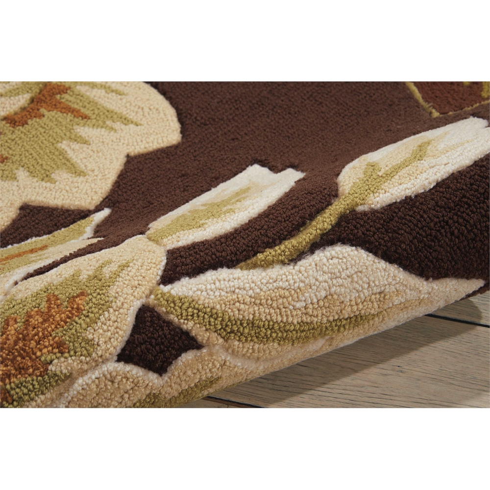 Fantasy Area Rug, Chocolate, 5' x 7'6". Picture 7