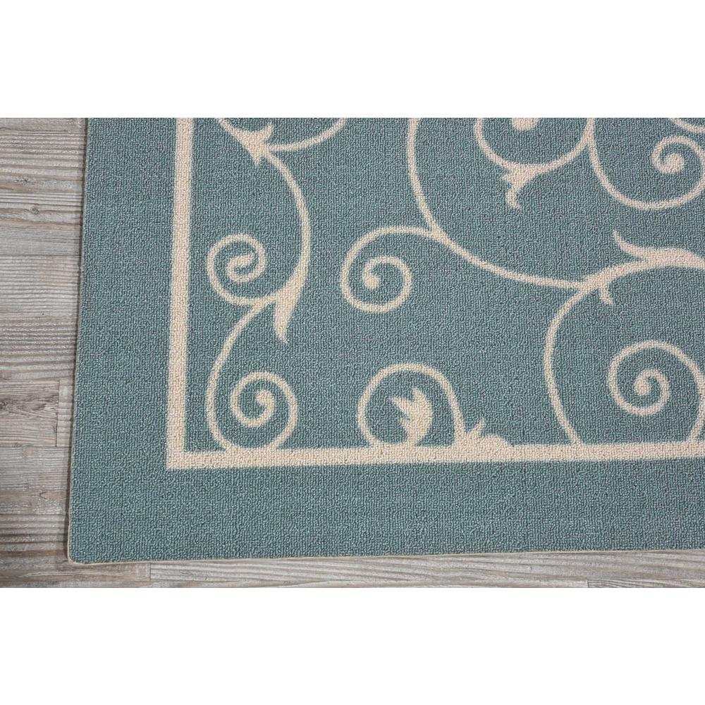 Home & Garden Area Rug, Light Blue, 5'3" x 7'5". Picture 3