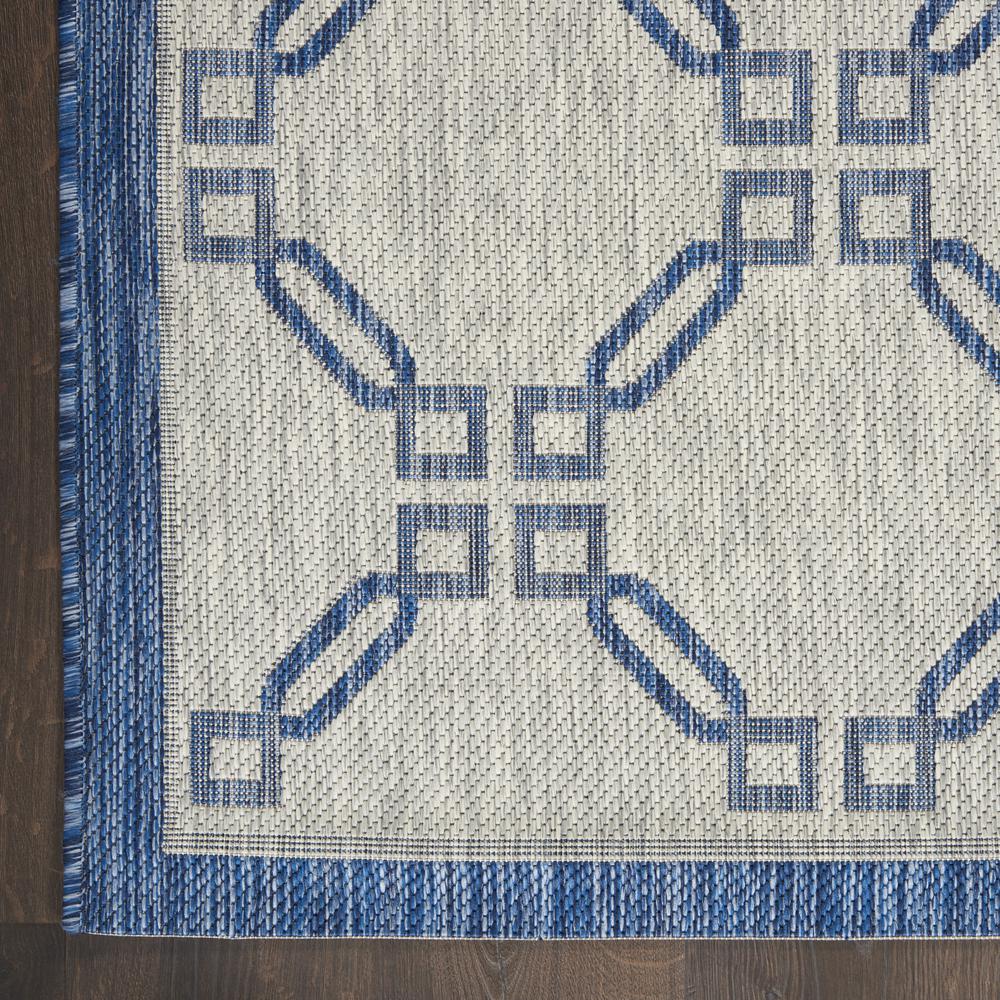 GRD02 Garden Party Ivory Blue Area Rug- 2'2" x 3'9". Picture 4
