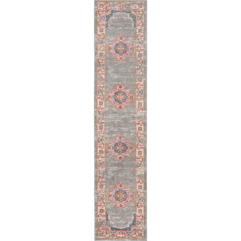 Passion Area Rug, Grey, 2'2" x 7'6". Picture 1