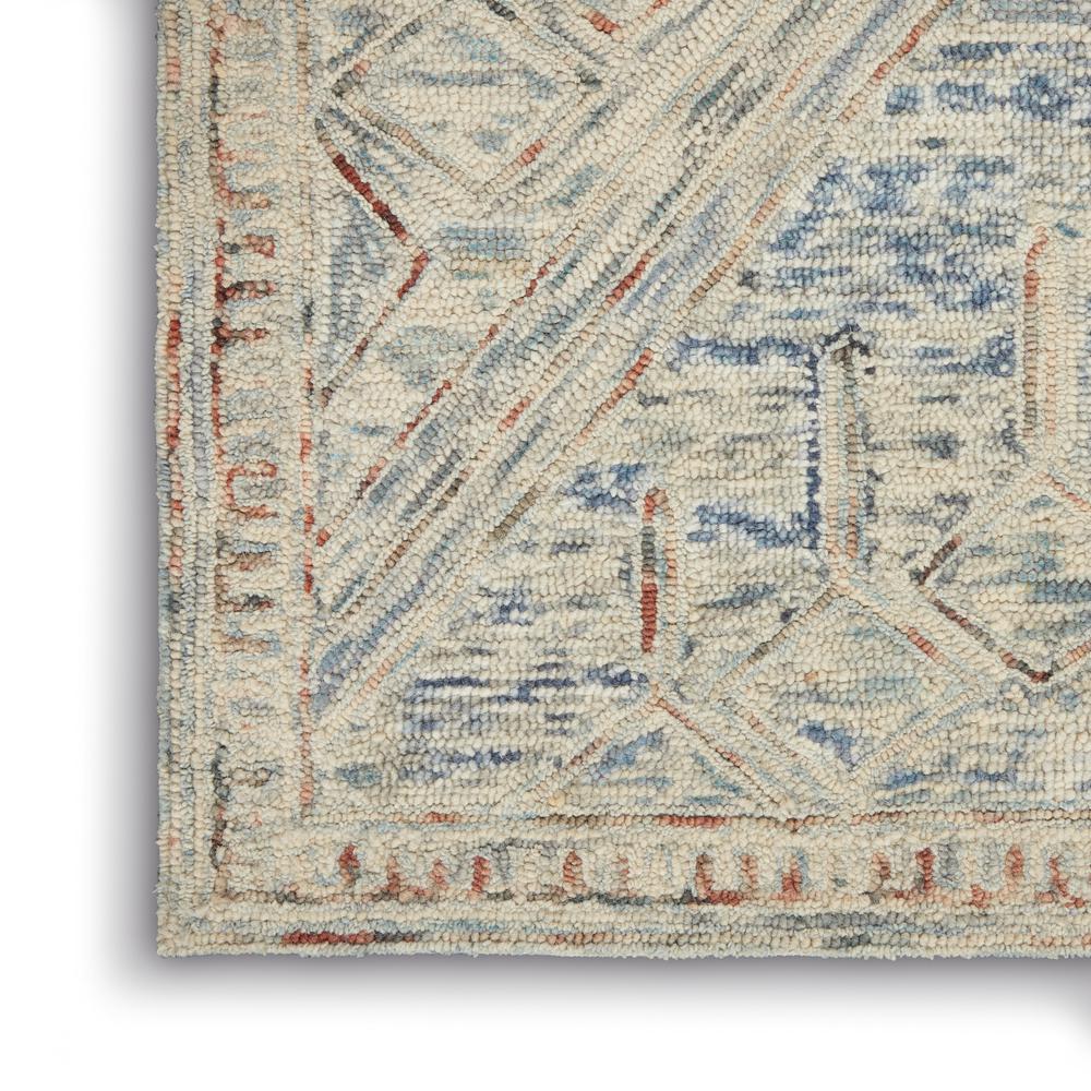 LNK02 Linked Blue/Multi Area Rug- 3'9" x 5'9". Picture 5