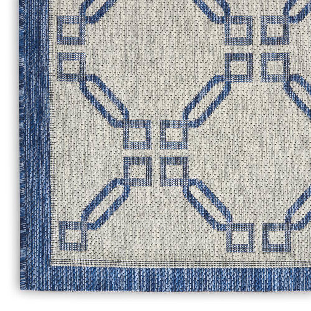 GRD02 Garden Party Ivory Blue Area Rug- 2'2" x 3'9". Picture 5