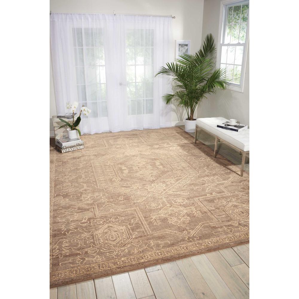 Silken Allure Area Rug, Taupe, 9'9" x 13'9". Picture 2
