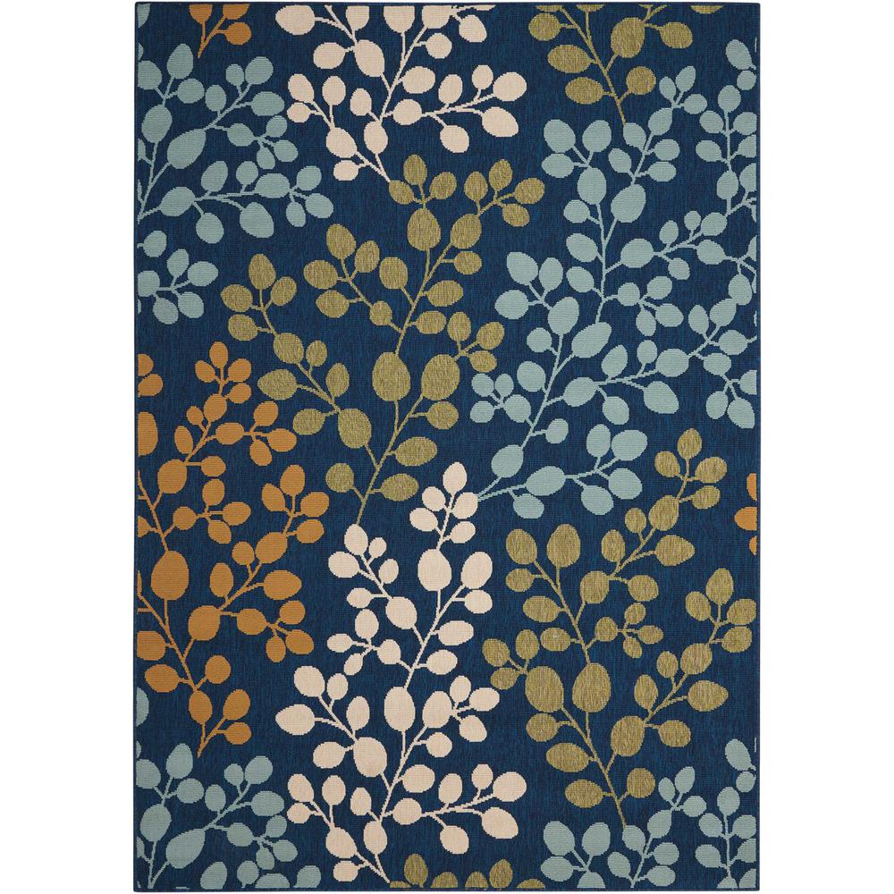 Caribbean Area Rug, Navy, 9'3" x 12'9". Picture 1