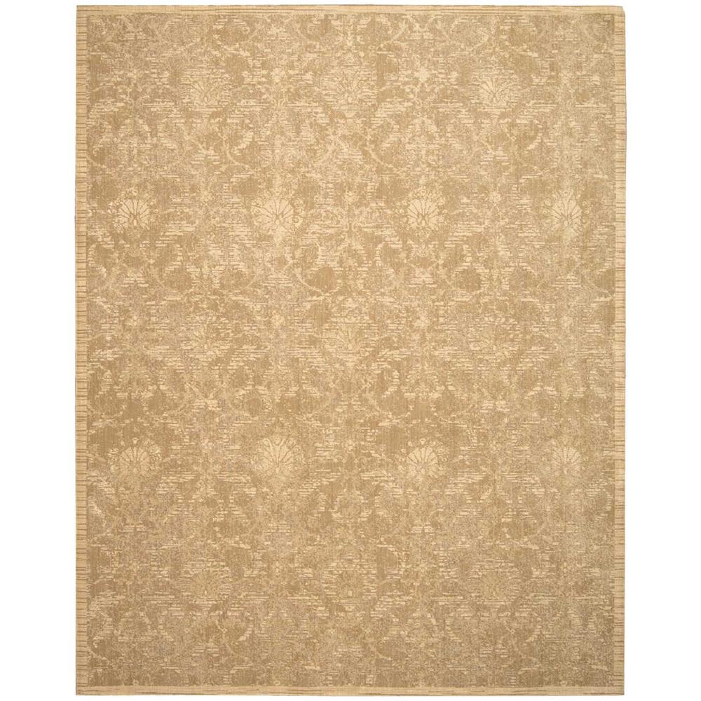 Silk Elements Area Rug, Sand, 5'6" x 8'. Picture 1