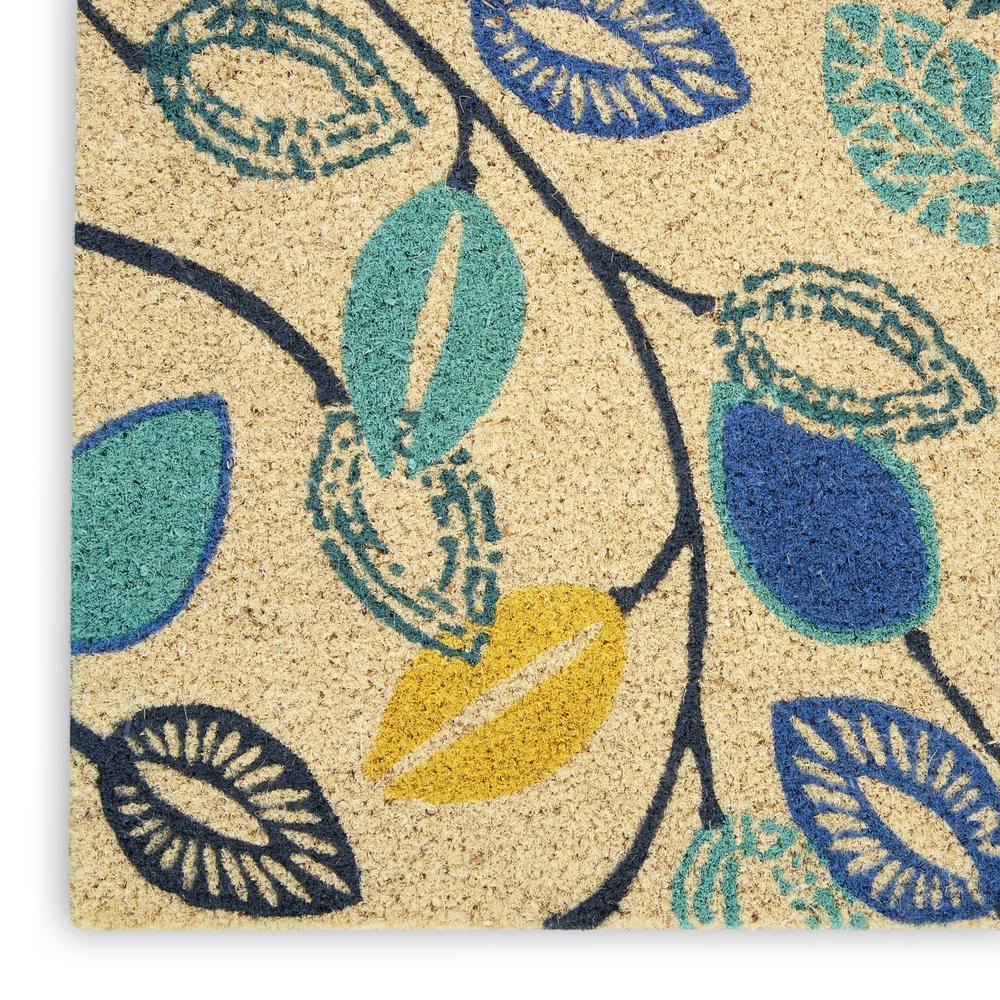 Botanical Rectangle Area Rug, 2' x 2'. Picture 5