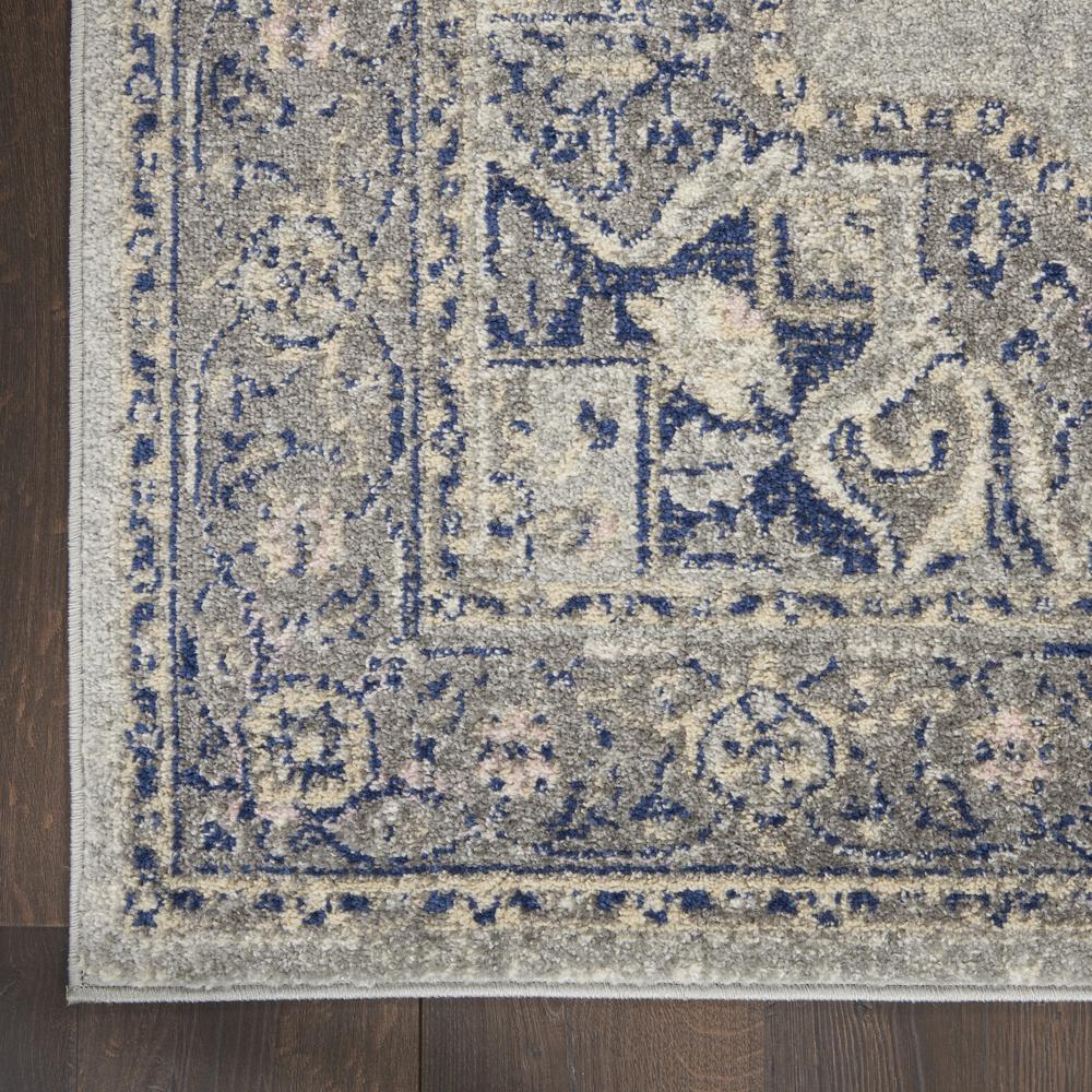 TRA14 Tranquil Grey/Navy Area Rug- 5'3" x 7'3". Picture 4