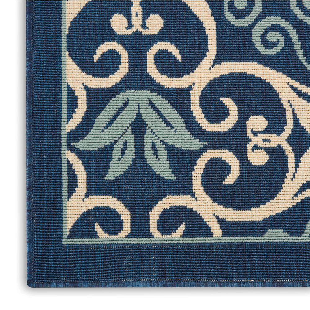 Caribbean Area Rug, Navy, 7'10" x SQUARE. Picture 5