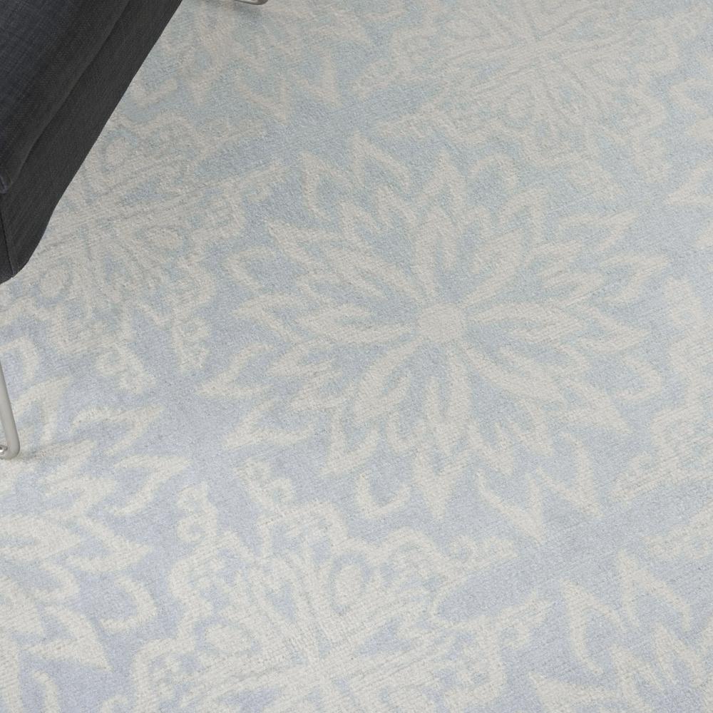 Jubilant Area Rug, Ivory/Light Blue, 5'3" x 7'3". Picture 8