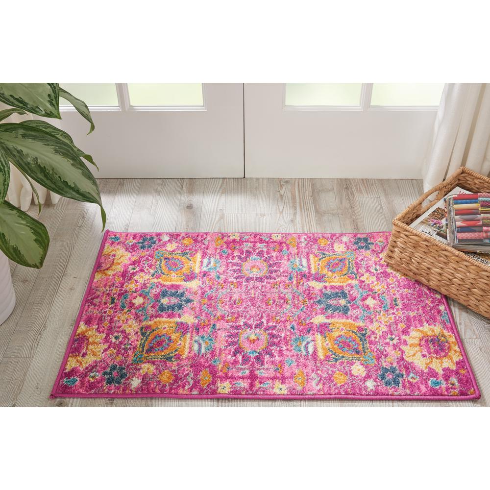 Bohemian Rectangle Area Rug, 2' x 3'. Picture 3