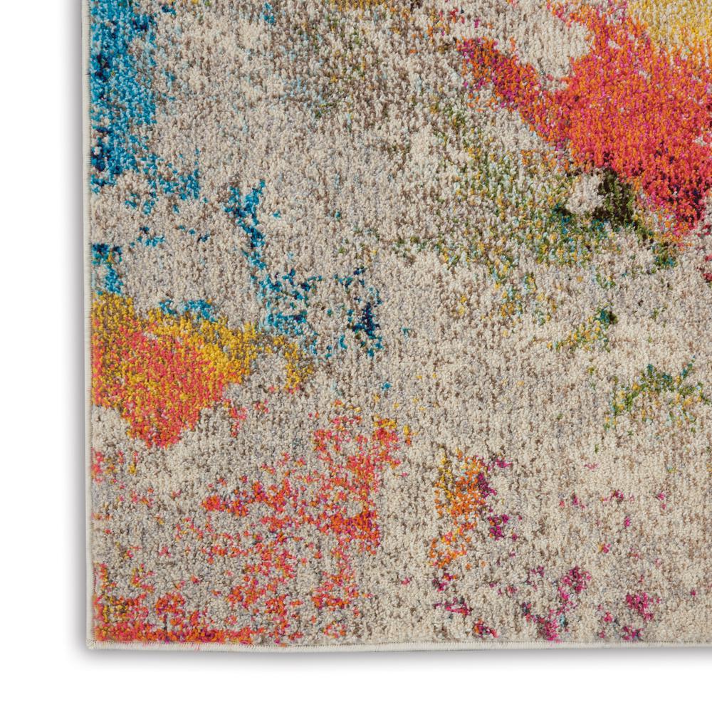 Celestial Area Rug, Ivory/Multicolor, 3'11" x 5'11". Picture 7