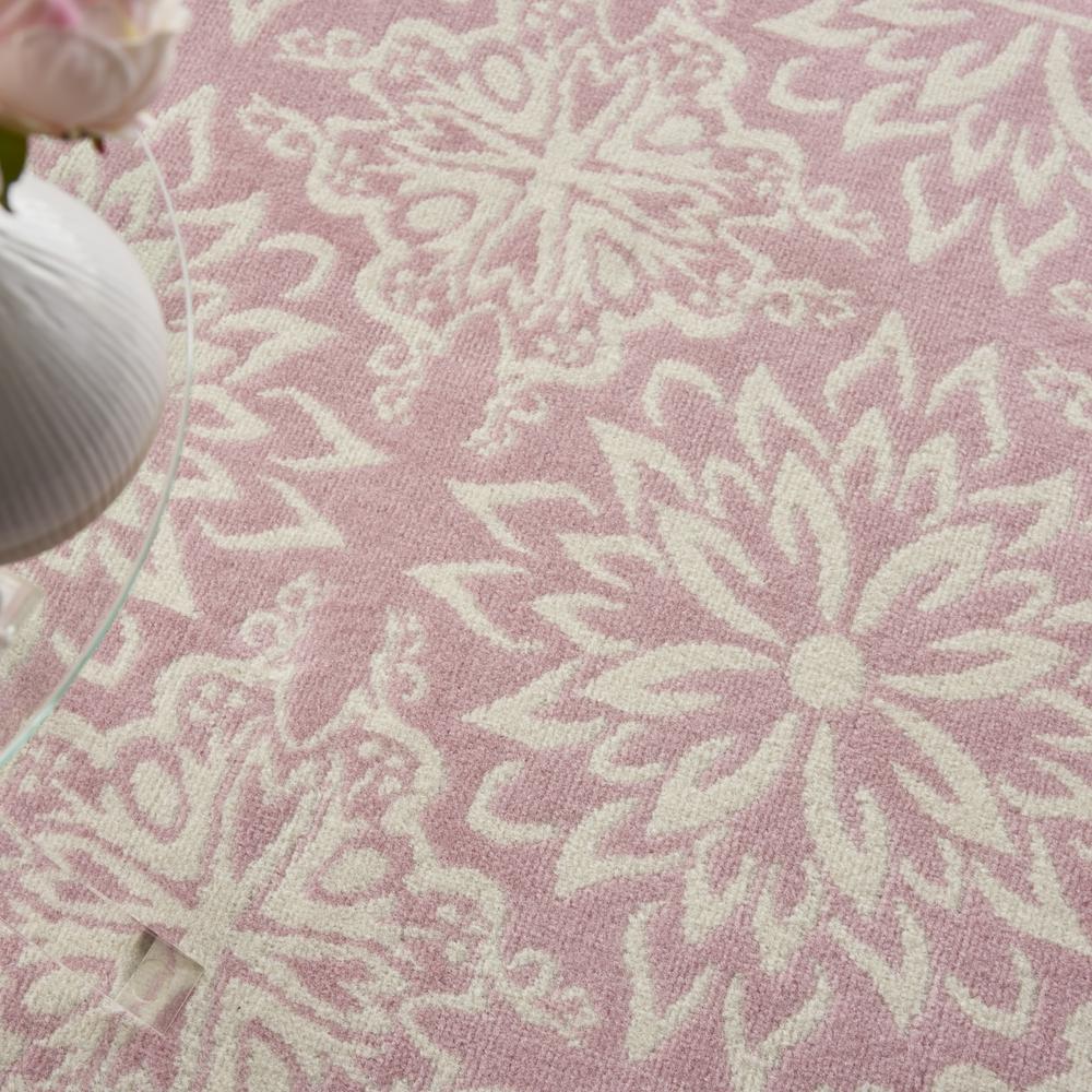 Jubilant Area Rug, Ivory/Pink, 5'3" x 7'3". Picture 5