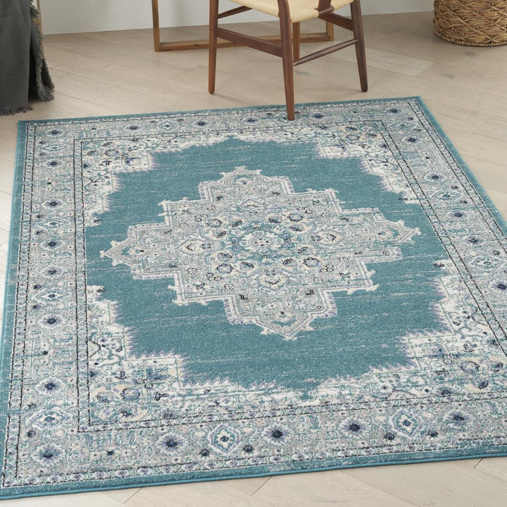 Bohemian Rectangle Area Rug, 5' x 7'. Picture 2