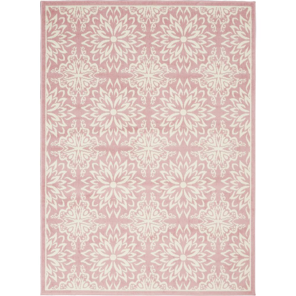 Jubilant Area Rug, Ivory/Pink, 5'3" x 7'3". Picture 1