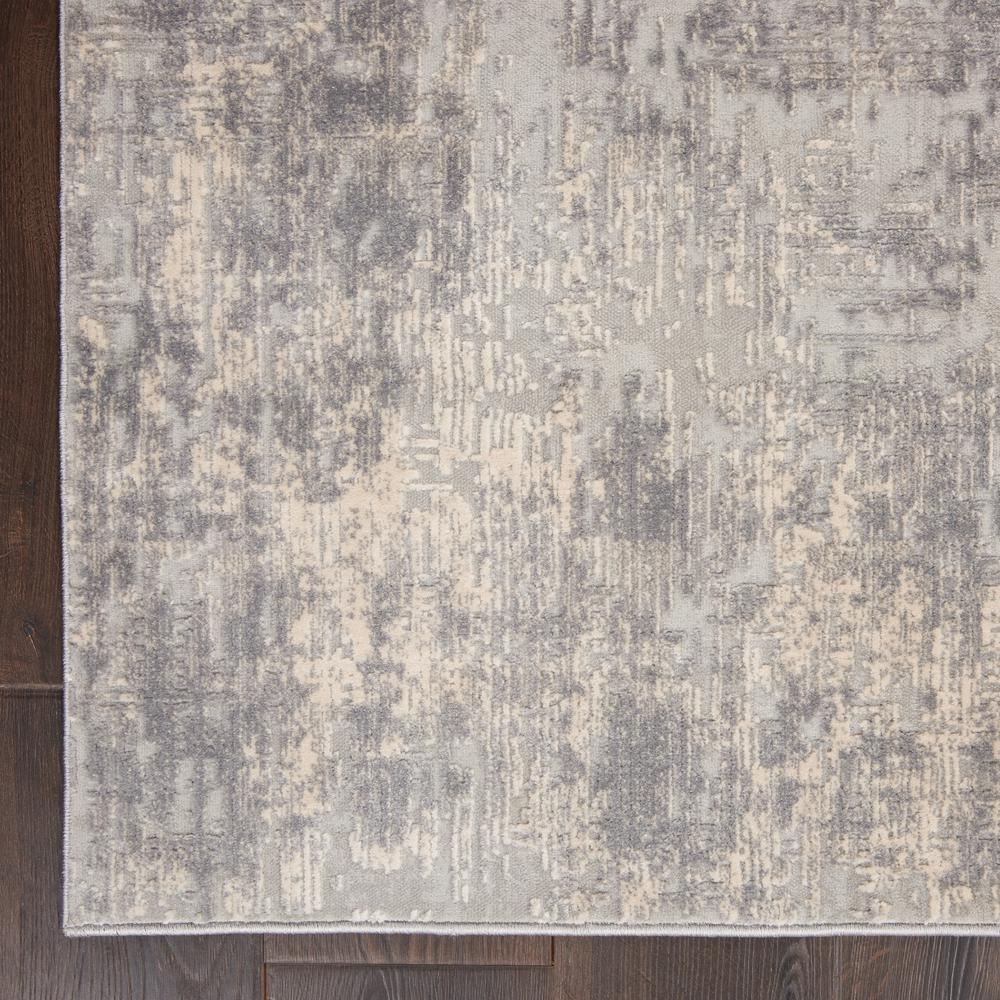Rustic Textures Area Rug, Ivory/Silver, 3'11"X5'11". Picture 2